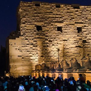 Sound and light show at Karnak temple